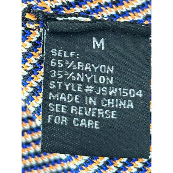 Jealous Tomato Sweater Dress Size M Geometric Print Bodycon Multicolor Tribal - Picture 7 of 11